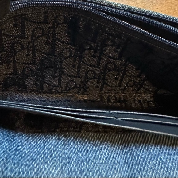 Vintage Dior Denim Long Saddle Wallet - Picture 10 of 15